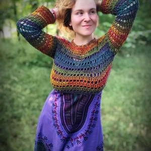 CaterinArt shrug/pulóver, Ruha & Divat, Női ruha, Pulóver, Horgolás, MESKA