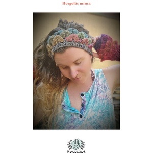 Sellő horgolt fülvédő - MINTALEÍRÁS, DIY (Csináld magad), Szabásminta, útmutató, Horgolási minta, Horgolás, MESKA
