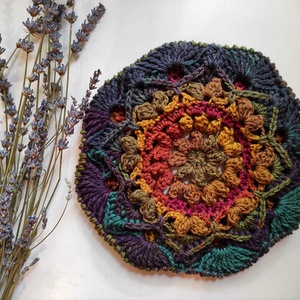 CSILLAGTÁNC horgolt sapka - őszies árnyalatok - Meska.hu