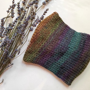 FALEVÉL kötött fülvédő - ruha & divat - sál, sapka, kendő - fejpánt - Meska.hu