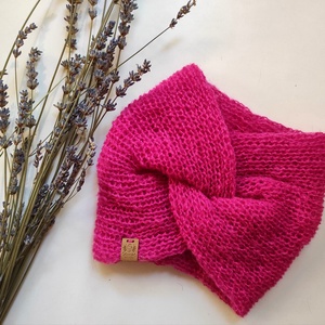 MAGENTA kötött fülvédő, Ruha & Divat, Sál, Sapka, Kendő, Fejpánt, Kötés, MESKA