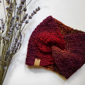 TŰZHELY kötött fülvédő, Ruha & Divat, Sál, Sapka, Kendő, Fejpánt, Kötés, MESKA