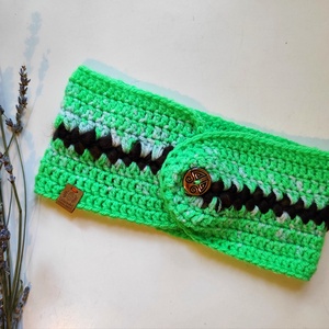 NEON horgolt fülmelegítő, Ruha & Divat, Sál, Sapka, Kendő, Fejpánt, Horgolás, MESKA