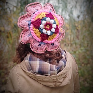 LÓTUSZ horgolt sapka  - Meska.hu