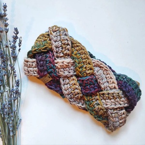 Csavart fazonú fülvédő - ruha & divat - sál, sapka, kendő - fejpánt - Meska.hu