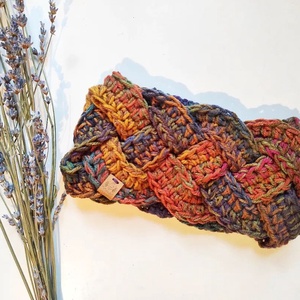 Csavart fazonú fülvédő - ruha & divat - sál, sapka, kendő - fejpánt - Meska.hu