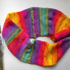 CUKORKA kötött körsál - Meska.hu