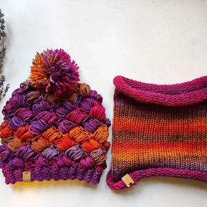 NAPLEMENTE gyerek sapka-csősál szett, Ruha & Divat, Sál, Sapka, Kendő, Sapka & Sál szett, Horgolás, Kötés, MESKA