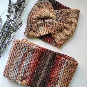 BARLANG kötött fülvédő-körsál szett - Meska.hu