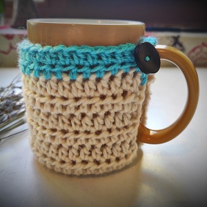 KÁVÉ horgolt bögretakaró, Otthon & Életmód, Konyhafelszerelés, tálalás, Tálalás, Bögre & Csésze, Horgolás, MESKA