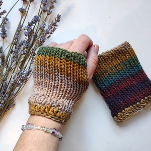 ŐSZI ERDŐ kötött kesztyű , Ruha & Divat, Sál, Sapka, Kendő, Kesztyű, Kötés, MESKA