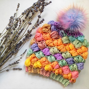 MACARON horgolt sapka, Ruha & Divat, Sál, Sapka, Kendő, Sapka, Horgolás, MESKA