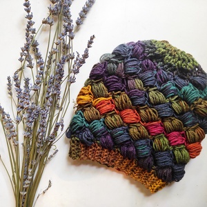 FALEVÉL horgolt sapka - Meska.hu