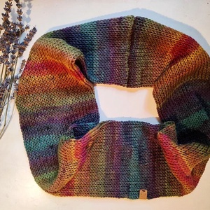 FALEVÉL kötött körsál - Meska.hu