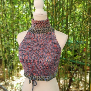 ERDEI ÖSVÉNY horgolt mellény , Ruha & Divat, Női ruha, Mellény, Horgolás, MESKA
