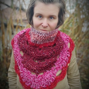 FŐNIX horgolt sálkendő - ruha & divat - sál, sapka, kendő - kendő - Meska.hu