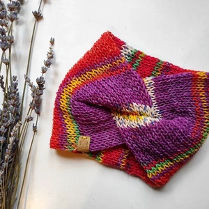 KONFETTI kötött fülvédő  - Meska.hu