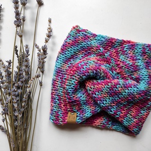 JÉGESŐ kötött fülvédő , Ruha & Divat, Sál, Sapka, Kendő, Fejpánt, Kötés, MESKA