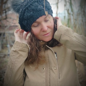 SZÜRKÜLET horgolt sapka  - ruha & divat - sál, sapka, kendő - sapka - Meska.hu