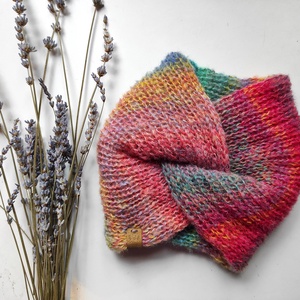 TÜNDÉRKERT kötött fülvédő - Meska.hu