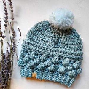 HÓFELHŐ horgolt sapka  - Meska.hu