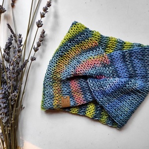 CSILLAGPOR kötött fülvédő, Ruha & Divat, Sál, Sapka, Kendő, Fejpánt, Kötés, MESKA