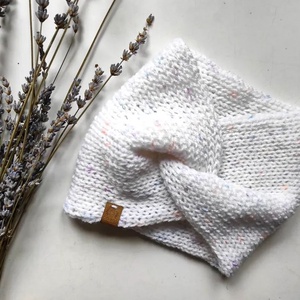 HÓPEHELY kötött fülvédő, Ruha & Divat, Sál, Sapka, Kendő, Fejpánt, Kötés, MESKA