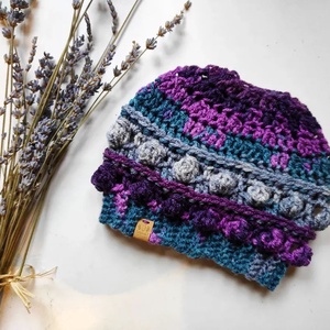 SELLŐ horgolt copfos sapka , Ruha & Divat, Sál, Sapka, Kendő, Sapka, Horgolás, MESKA