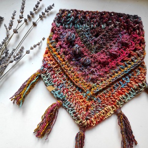 ÜSTÖKÖS horgolt mini sálkendő, Ruha & Divat, Sál, Sapka, Kendő, Kendő, Horgolás, MESKA