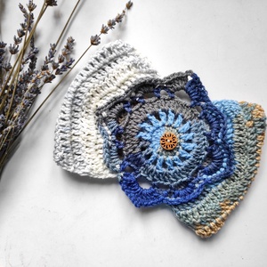 HAVAS ESŐ horgolt fülvédő, Ruha & Divat, Sál, Sapka, Kendő, Fejpánt, Horgolás, MESKA