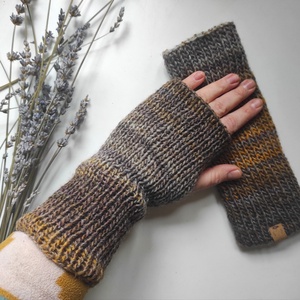 SIVATAG kötött ujjatlan kesztyű  - Meska.hu