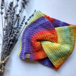 NAPSUGÁR kötött fülvédő, Ruha & Divat, Sál, Sapka, Kendő, Fejpánt, Kötés, MESKA