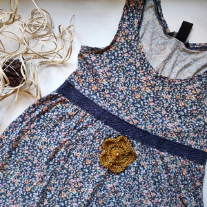 VIRÁGOS RÉT újra-ruha  - ruha & divat - női ruha - ruha - Meska.hu