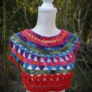 LILIOM horgolt felső , Ruha & Divat, Női ruha, Póló, felső, Horgolás, MESKA