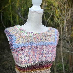 MAROKKÓ horgolt felső , Ruha & Divat, Női ruha, Mellény, Horgolás, MESKA