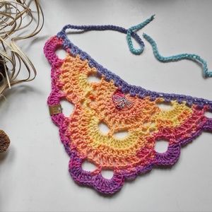 TAVASZ horgolt fejkendő  - Meska.hu