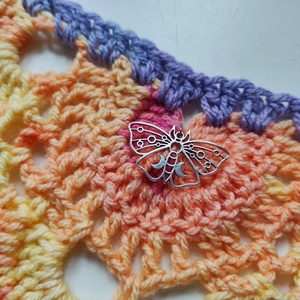 TAVASZ horgolt fejkendő  - ruha & divat - sál, sapka, kendő - kendő - Meska.hu