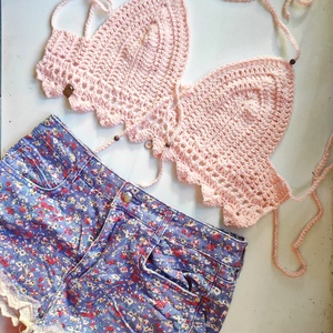 INDU szett, Ruha & Divat, Női ruha, Top, Horgolás, MESKA