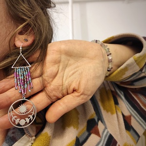 AFRODITÉ fülbevaló  - ékszer - fülbevaló - lógó fülbevaló - Meska.hu