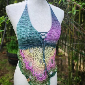 PASZTELL TAVASZ horgolt top , Ruha & Divat, Női ruha, Top, Horgolás, MESKA