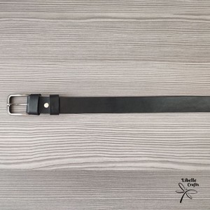 Fekete festett öv - ruha & divat - öv & övcsat - öv - Meska.hu