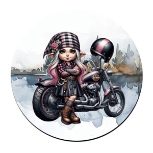 Vadóc - Motoros manó lány mintás bögre alátét, , , MESKA