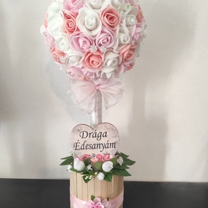 Anyák napi gömbfa, Otthon & Életmód, Virágdekoráció, Virágdíszek, Asztali virágdísz, Mindenmás, MESKA