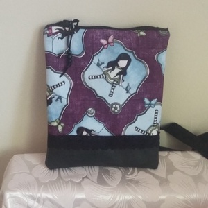 Oldaltáska Santoro mintával - táska & tok - kézitáska & válltáska - válltáska - Meska.hu