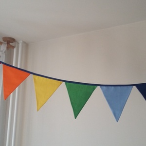 Szivárvány zászlófüzér, bunting - Meska.hu