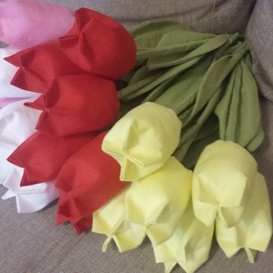 Tavaszi tulipánok (20db/szett) - Meska.hu