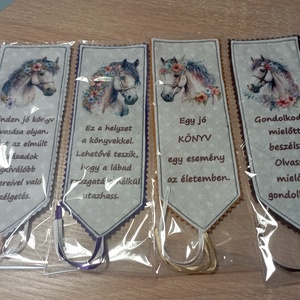 Könyvjelzők lovas képekkel - Meska.hu