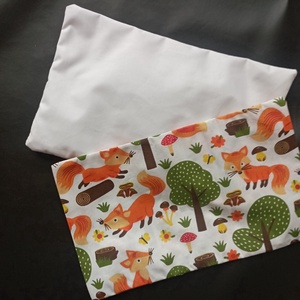 Sópárna rókás huzattal - otthon & életmód - babaszoba, gyerekszoba - gyerek díszpárna - Meska.hu