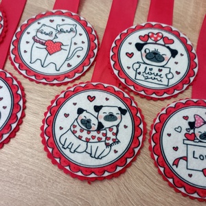 Szalagos könyvjelző cicás és kutyusos 6 - könyv & zene - könyvjelző - Meska.hu