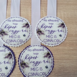 Szalagos könyvjelző 6 db - könyv & zene - könyvjelző - Meska.hu
